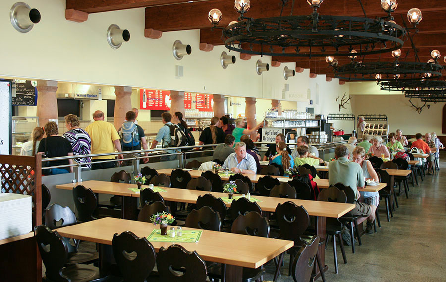 Touristensaal auf dem Brocken